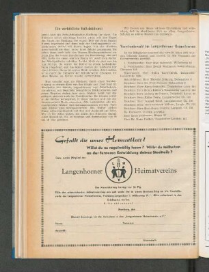 Vorstandswahl im Langenhorner Heimatverein