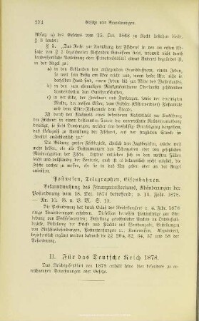 III.1.11. Postwesen, Telegraphen, Eisebahnen