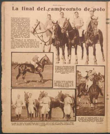 La final del campeonato de polo [Fotografías]