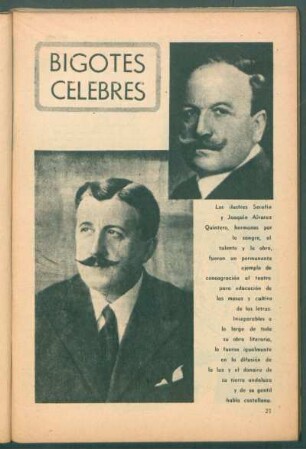Bigotes célebres - [Ilustración]