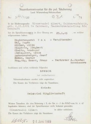 Hienerwadel, Albert