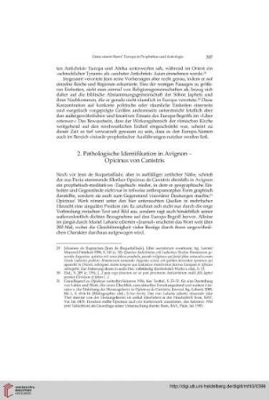 2. Pathologische Identifikation in Avignon – Opicinus von Canistris