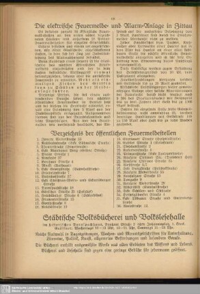 Städtische Volksbücherei und Volkslesehalle