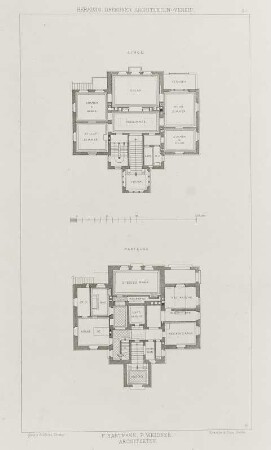 Villa Hartmann, Grundrisse, Blasewitz