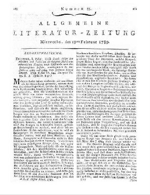 [Lichtenberger, G.]: Grillen eines Patrioten, NB keines hollandischen. [Köthen: Aue] 1788