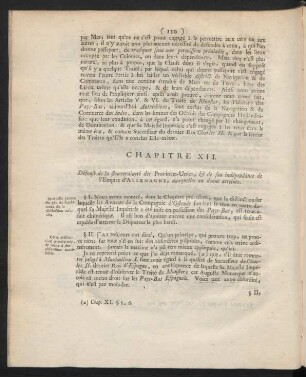 Chapitre XII. Défense de la Souveraineté des Provinces-Unies, ...