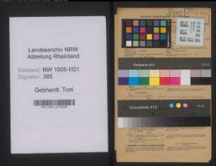 Entnazifizierung Toni Gebhardt , geb. 21.03.1920 (Sekretaerin)
