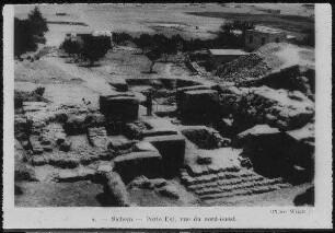 Tell balata, Osttor, Blick von Nord-West