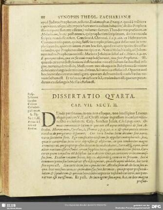 Dissertatio Quarta