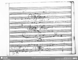 Symphonies - Mus.2-N-9,6 : orch - G