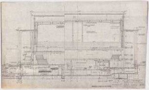 Technische Universität Berlin Elektrotechnische Institute, 2. Bauabschnitt: Schnitt C-C 1:50