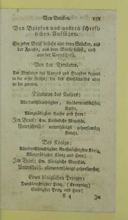 Von Briefen und andern schriftlichen Aufsätzen