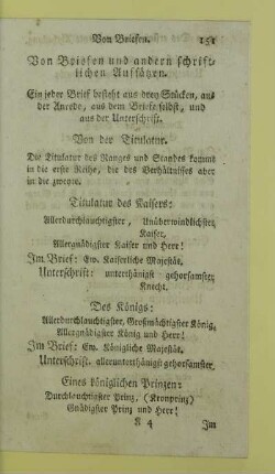 Von Briefen und andern schriftlichen Aufsätzen