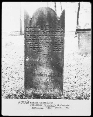 Grabstein Rosenbusch (+1867)