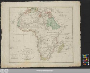 Charte von Africa : nach den neuesten astronomischen Beobachtungen und Reisen berichtiget und gezeichnet