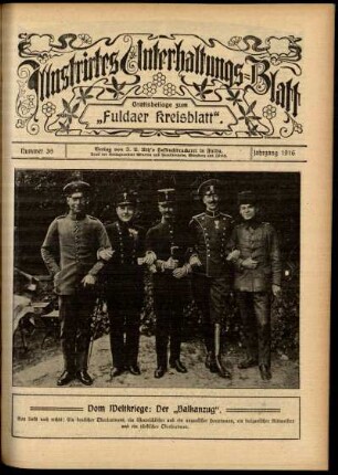 Ausgabe vom Sonntag, den 03. September 1916.