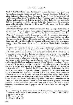 16. Der Fall "Trümpy"