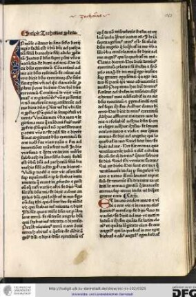 Incipit Zacharias propheta.