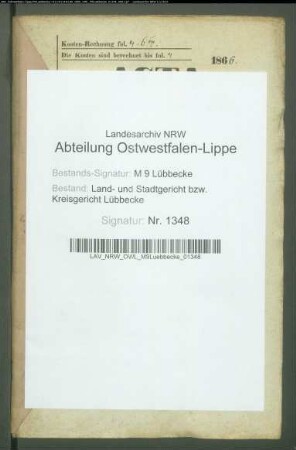 Erblasser: Westerhaus, Marie Charlotte: