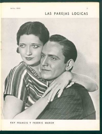 Las parejas lógicas - Kay Francis y Fredric March
