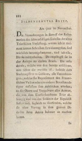 Siebenzehnter Brief