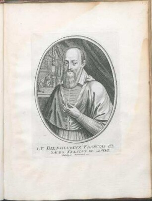 Le Bien-Hevrevx Francois De Sales Evesqve De Geneve.