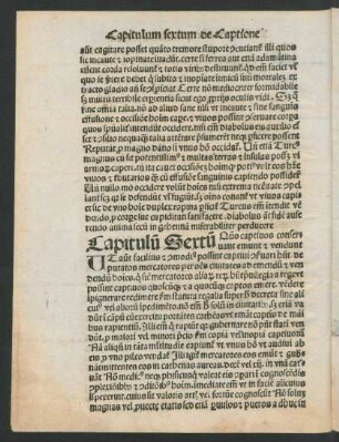 Capitulum Sextum ...