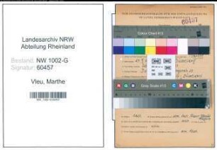 Entnazifizierung Marthe Vleu, geb. 24.10.1906 ()