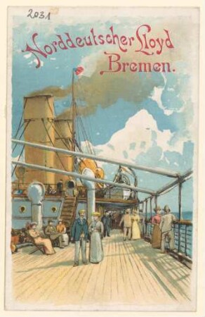 Menükarte : 2. Frühstück, Dampfer "Kaiser Wilhelm der Grosse"