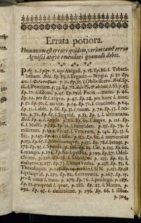 Errata potiora.