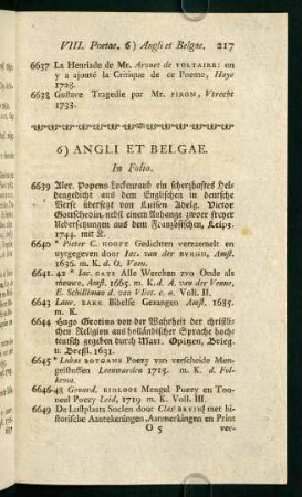 6) Angli et Belgae