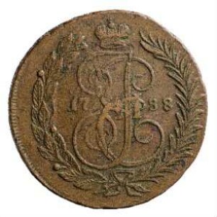 Münze, 2 Kopeken, 1788