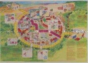 Arbeitsbogen zur Verkehrserziehung mit Spielplan "Ringstraße"