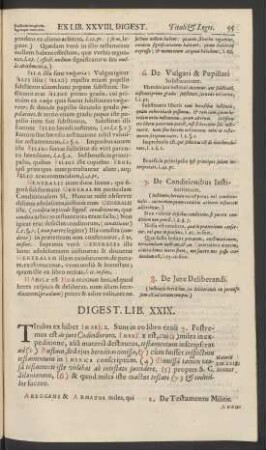 Digest. Lib. XXIX.