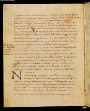 In Aristotelis peri hermeneias (Text besonders am Schluss unvollständig) - Staatsbibliothek Bamberg Msc.Class.12