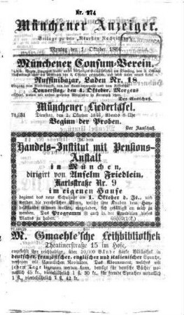 Neueste Nachrichten aus dem Gebiete der Politik. 1866, [a] = Münchener Anzeiger, 10 - 12