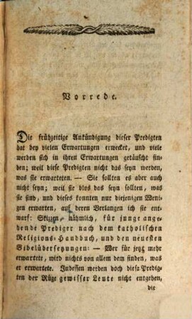 Biblische Predigten auf alle Sonntage und mehrere Festtage des Jahres, 1
