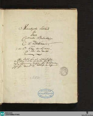 1807: Carlsruher meteorologische Beobachtungen vom Jahr 1807