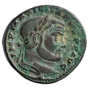 Münze, Follis, 298 - 299 n. Chr.