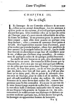 De la Chasse.