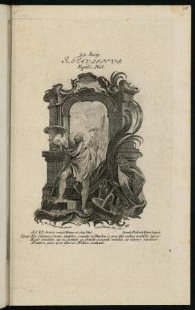 38r-38v, 22. Iuny: S. Paulinus. Episc. Nol.