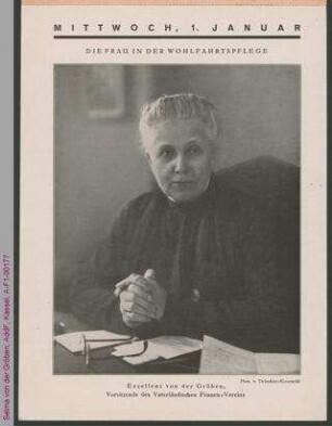 Porträt von Agnes von der Groeben