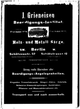 Nachtrag Adreßbuch für Berlin und seine Vororte 1898