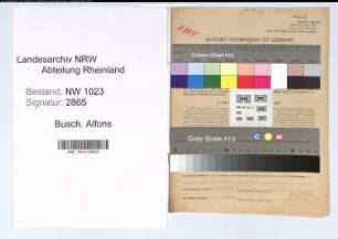Entnazifizierung Alfons Busch , geb. 24.05.1907 (Landwirt)