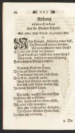 Anhang eines Liedes über die Seuftzer Christi