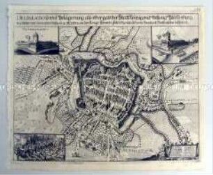 Fluggblatt: Die Belagerung und Übergabe der Stadt Leipzig im Oktober/November 1642