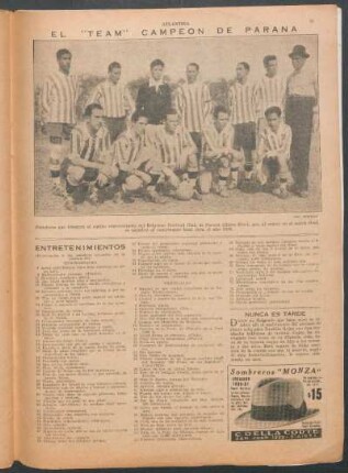 El "team" campeón de Paraná