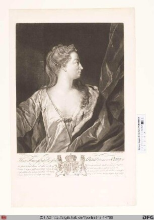 Bildnis Anna, Prinzessin von Oranien, geb. Prinzessin von Großbritannien u. Irland