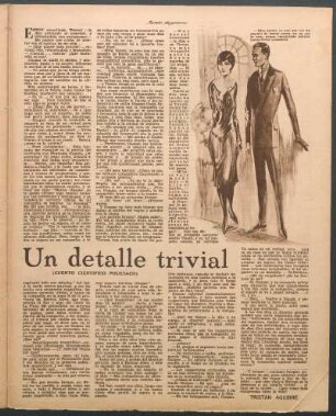 Un detalle trivial : (Cuento científico policiaco)