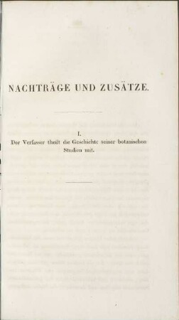Nachträge und Zusätze.
